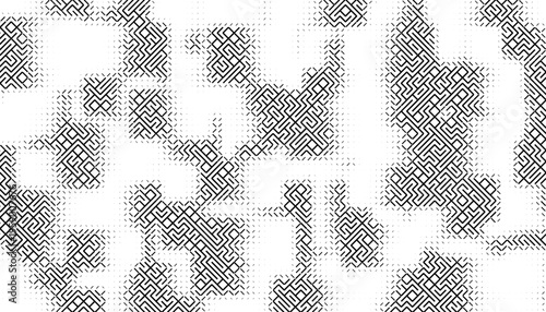 Black and white abstract and grunge pattern for modern background and design element. Editable graphic resource. Vector Format Illustration. EPS10 