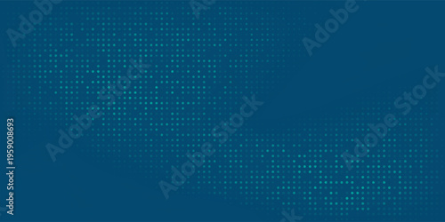Vector Dotted Blue Tech Finance Fintech Background Abstract Pixel Pattern. Abstract science space