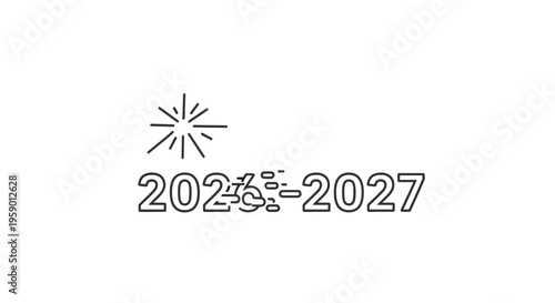 Sparkling New Year 2023-2027: Countdown to Future Success and Celebration