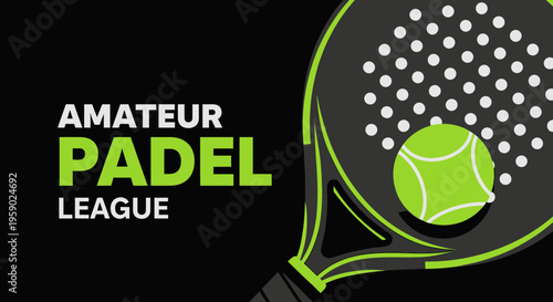 Amateur Padel League Graphic Design For Sports Branding And Events