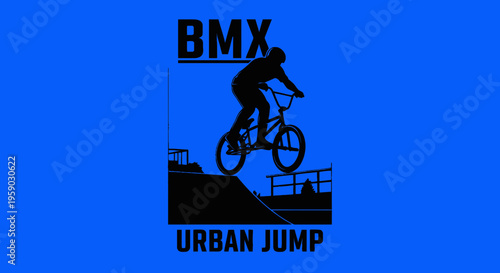 Bmx Rider Performing An Aerial Trick On A Ramp