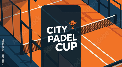 City Padel Cup Graphic Design Event Announcement