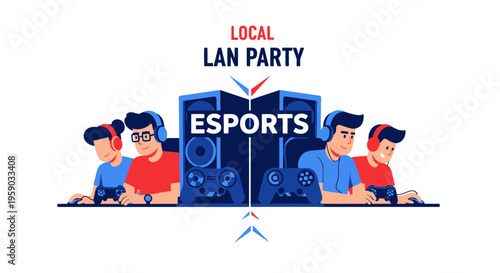 Competitive Gaming Event For Local Esports Enthusiasts And Gamers