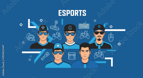 Competitive Gaming Team Represents Modern Esports Scene