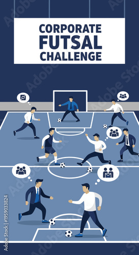 Corporate Futsal Challenge Event For Business Teams Play