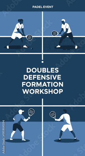 Doubles Defensive Formation Workshop: Padel Event Promoting Dynamic Strategic Play and Skill