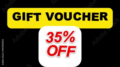Discount Voucher Off Sale Banner with Percentage Offer for Shopping, Promotion,