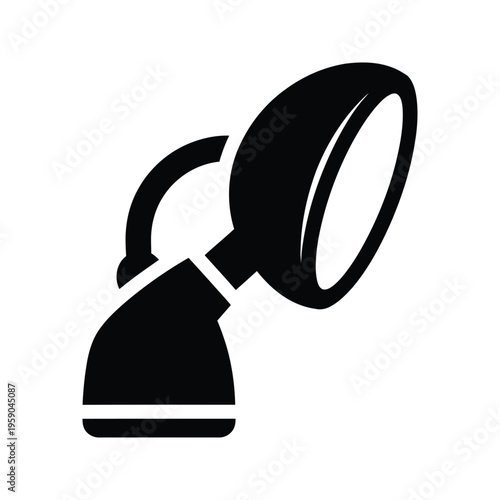 Breast pump icon silhouette for breastfeeding and lactation support