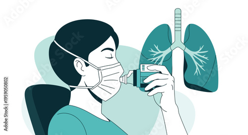 Respiratory Support: An Illustration of Medical Assistance for Lung Health Issues
