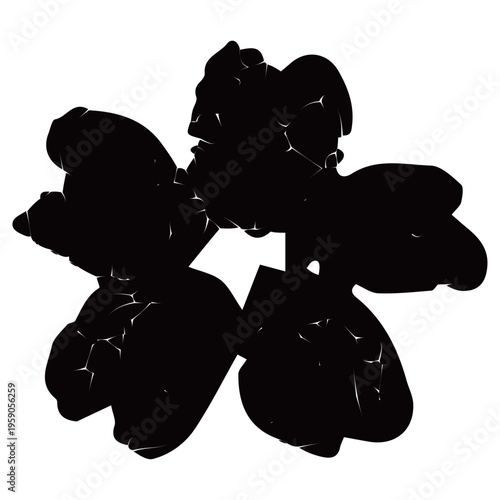 桜のアイコン・入園式の装飾 幼稚園HPのためのベクターラインアイコン