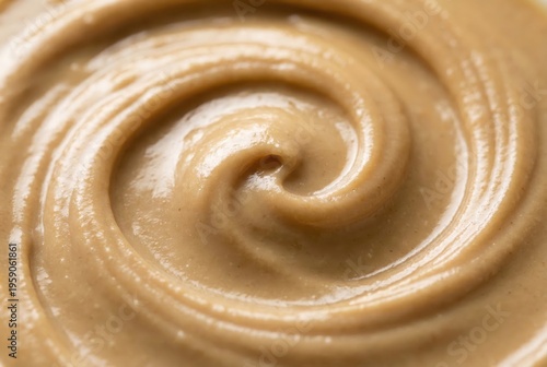 Creamy nut butter swirl showcasing organic textures and smooth consistency representing healthy nutrition and culinary versatility in gourmet cooking
