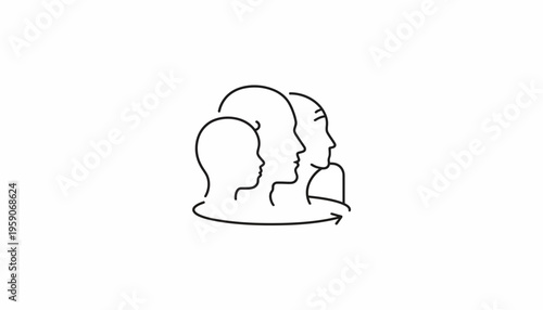 Life Cycle, Aging Process, Human Development Stages, From Youth to Old Age, Generational Concept