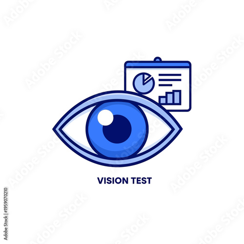 Visual Acuity Examination Symbolizing Data Analysis and Business Performance Insights