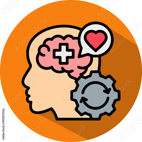 Mental Restoration isometric icon