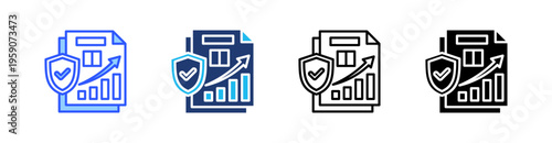 Reliable Multi Style Icon Set Vector 