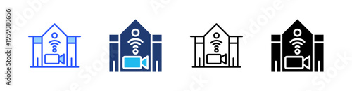 Studio Multi Style Icon Set Vector 