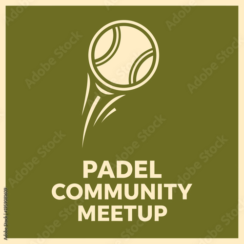 Dynamic Padel Tennis Ball Motion For Sports Community Events