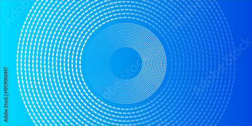 Radioactive dots. Dot divergence diagram. The polka dot icon. Techno style dot graphics. Circular dots digital vector illustration.