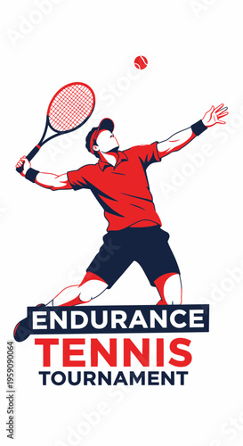 Dynamic Tennis Player In Action During Tournament Play