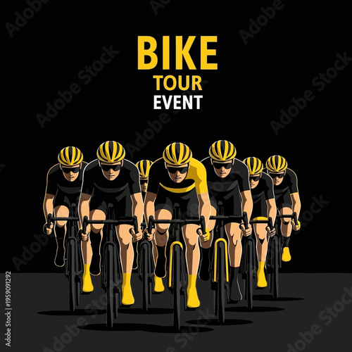 Elite Cyclists Compete In Thrilling Bike Race Event