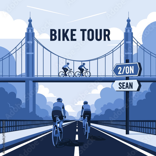 Embarking On A Scenic Bridge Bike Tour Adventure Exploring Urban Landscapes