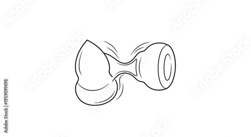 Abstract illustration of a pulsating, vibrating, or resonating object