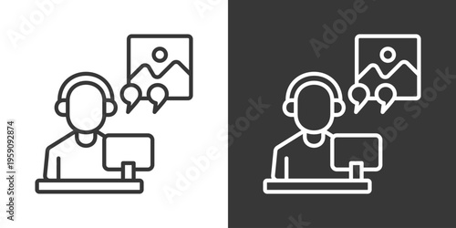 Editor Icon Set Vector Collection Isolated In Black And White