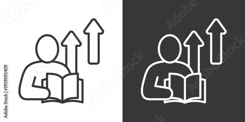 Publisher Icon Set Vector Collection Isolated In Black And White