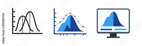Statistical Bell Curve Data Visualization