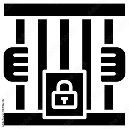 Jail Cell glyph icon