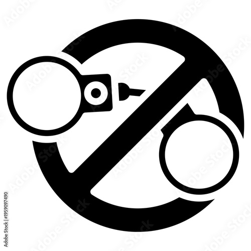 Crime Prevention glyph icon