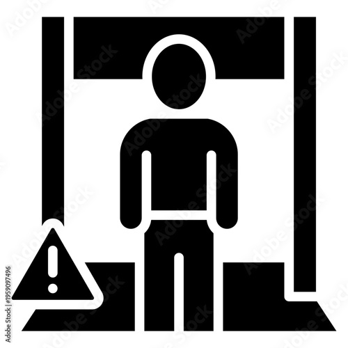 Security Control glyph icon