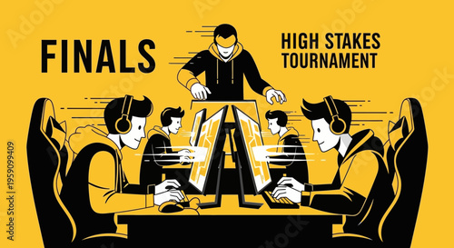 Exciting Esports Finals High Stakes Tournament Gameplay Intense Competition