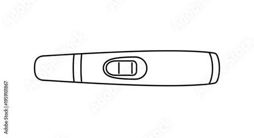Positive Pregnancy Test Result, Two Lines, Medical Home Test, Woman Health