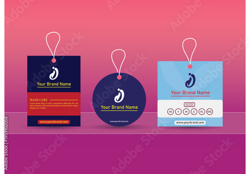 Hangtag Price tag with Sale tag design