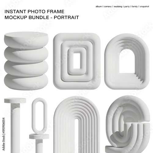 black and white icons set