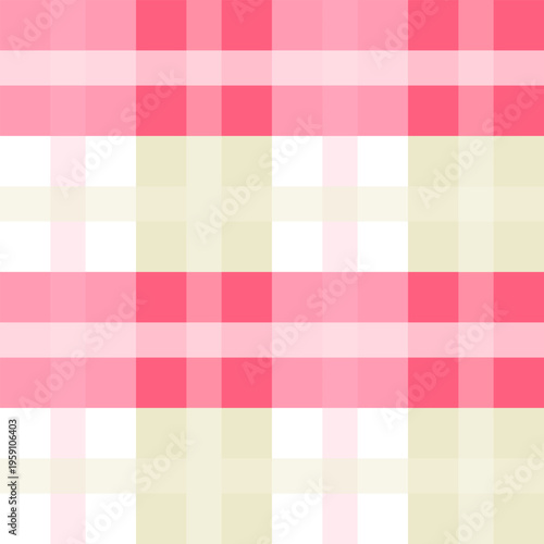 Soft Pastel Plaid Pattern Seamless Background Not AI Generated.Gentle pastel plaid pattern suitable for fabric, wallpaper, and cozy design themes.