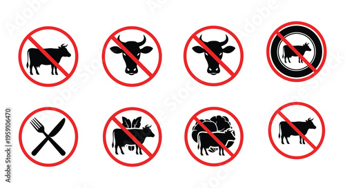 Prohibited animal products vegan and vegetarian dietary restrictions illustrated