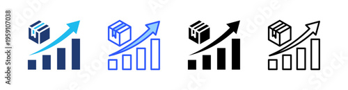 Product Improvement Multi Style Icon Set Vector 