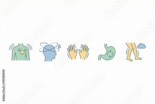 Visualizing the Human Experience Through Icons Representing Emotions Mindfulness and Bodily Responses to Stress Invoking Awareness and Understanding of Mental Health