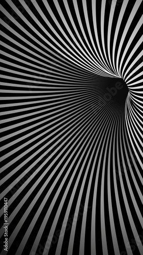 Konstfotografi 3D Monotone mystery vortex design element vector