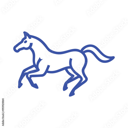 Galloping Horse Illustration