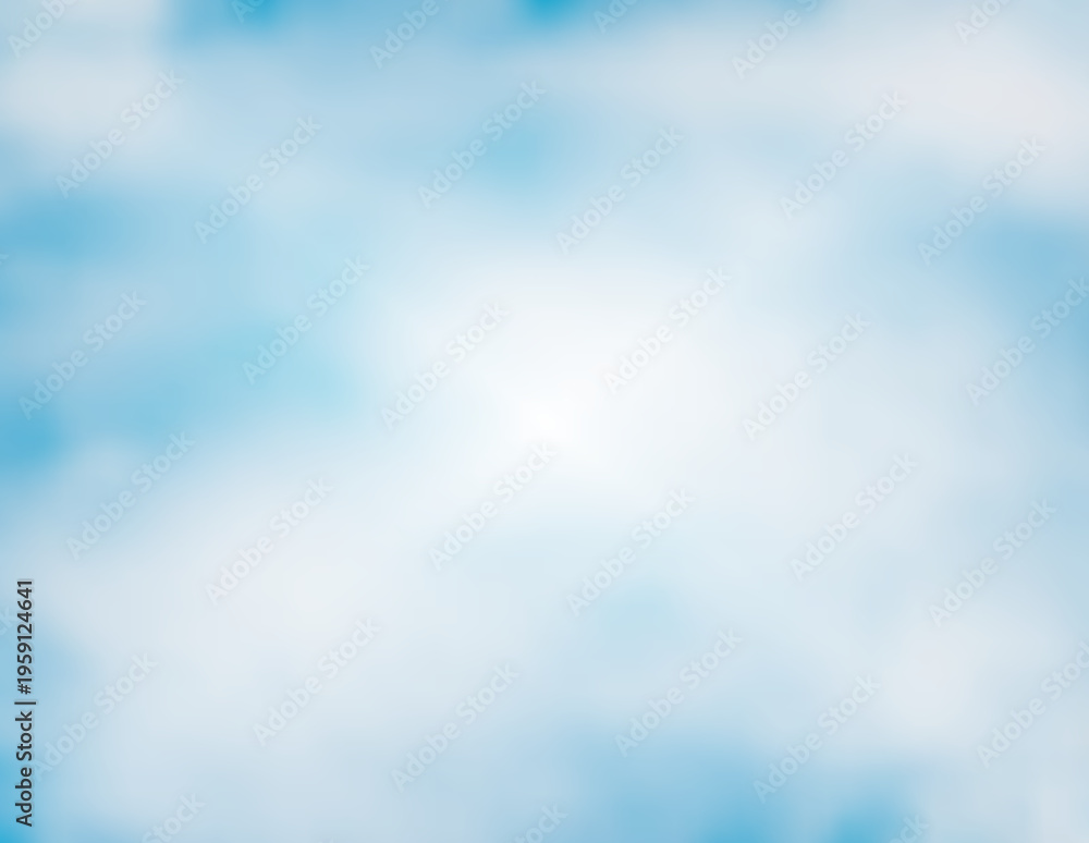 Fototapeta premium Blue wave vector background