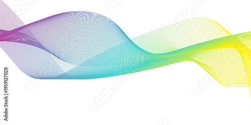 Glowing waveform frequency futuristic energy sound waves technology concept background. Abstract blue wave line vector business texture. Pattern line blend curve flow futuristic background.