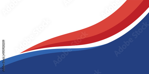 abstract business banner background with red and blue gradient color.eps10