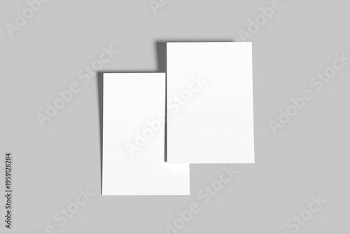 A5 Landscape Brosur Mockup Your Design Here