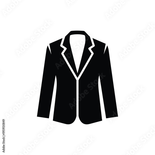 Black and white blazer jacket coat