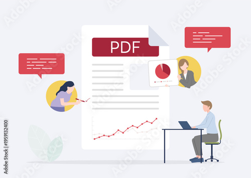 Cloud-Based PDF Sharing and Collaborative Editing by Business Professionals