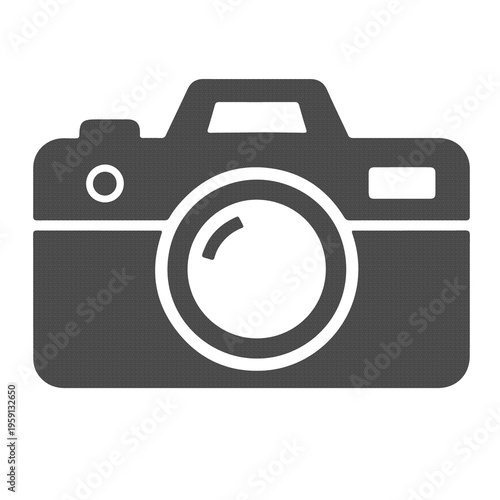 Camera Icon for Photography, Media Capture, Digital Imaging, Content Creation and UI UX Design
