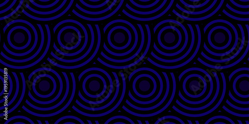abstract seamless pattern with circles overlap textile fabric curl design.